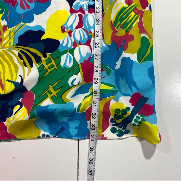 J. Crew Multi Colored Tropical Floral Ruffle Mini Woman’s Sun/Cami Dress 20 - Picture 13 of 14